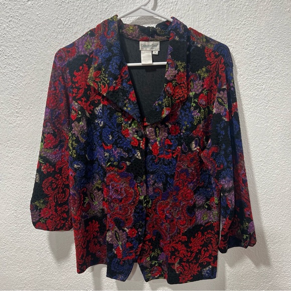 Coldwater Creek Jackets & Blazers - Floral Women's Jacket - Multicolor